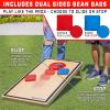 GoSports Tournament Edition Regulation Cornhole Game Set – 4 ft x 2 ft Wood Boards with 8 Dual Sided (Slide and Stop) Bean Bags(PRO Tournament Edition)