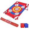 GoSports 3 x 2 ft Arcade Cornhole Game – Portable Bean Bag Toss Game for Kids and Adults(Red)