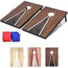 GoSports 3 x 2 ft Cornhole Board Set – Portable Outdoor Toss Game for Adults & Family – Includes Set of 8 Bean Bags with Built-in Storage – Choose Your Style(Dark Rustic)