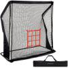 GoSports 7 ft x 7 ft Elite Baseball & Softball Practice Hitting and Pitching Net with Steel Frame