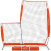 GoSports Baseball & Softball Pitching Screens – L Screen or I Screen – Pitcher Protection Net(L Screen)