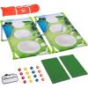 GoSports BattleChip Tour Backyard Golf Cornhole Game – Includes 2 Targets, 2 Chipping Mats, 16 Foam Golf Balls, Scorecard and Carry Case