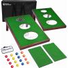 GoSports BattleChip Versus Golf Game – Includes Two 3 ft x 2 ft Targets, 16 Foam Balls, 2 Hitting Mats, Scorecard and Carrying Case