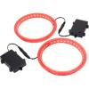 GoSports Cornhole Light Up LED Ring Kit 2pc Set – Red, White or Blue – Compatible with All Cornhole Games(Red)