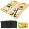 GoSports Disney Cornhole Set Regulation and Travel Size – Choose Between Mickey and Minnie and Toy Story(Toy Story 4×2)