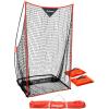 GoSports Football 7 ft x 4 ft Kicking Net – Sideline Practice for Punting or Place Kicks, Ultra-Portable Design with Weighted Sandbag