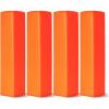 GoSports Football End Zone Pylons – Set of 4, Regulation 18 Inch x 4 Inch Sand Weighted Anchorless Football Field Markers
