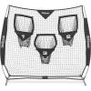 GoSports Football Throwing Net – 8 x 8 ft or 6 x 6 ft Nets – Choose Black or Red(6 x 6 ft Black)