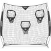 GoSports Football Throwing Net – 8 x 8 ft or 6 x 6 ft Nets – Choose Black or Red(8 x 8 ft Black)