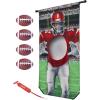 GoSports Football & Baseball Toss Games Available in Football Red Zone Challenge or Baseball Pro Pitch Challenge Choose Between Backyard Toss or Door Hang Targets(Door Hang Football Toss)