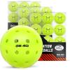 GoSports GS 40 Pickleball Balls – 4, 12, or 36 Pack of Regulation USAPA Pickleballs(36 Pack – Neon Green)