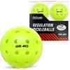 GoSports GS 40 Pickleball Balls – 4, 12, or 36 Pack of Regulation USAPA Pickleballs(4 Pack – Neon Green)