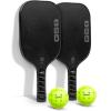 GoSports GS1 Pickleball Paddles – Single, 2 Pack, or 4 Pack – USAPA Approved Fiberglass Pickleball Paddles(2 Pack)