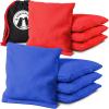 GoSports Official Regulation Cornhole Bean Bags Set of 8 – for Competitive Cornhole Games – All Weather – American Stars and Stripes or Red and Blue(Red and Blue)