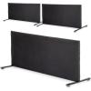GoSports Pickleball Ball Barrier 3 Pack – Choose Brandable or Pre-Branded – Court Dividers for Pickleball Courts(Black)