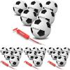 GoSports Playground Soccer Ball 6 Pack – Indestructible Rubber Construction for Play on Any Surface, Includes Ball Pump & Carry Bag(Six Pack of Size 5 Balls (Pack of 24))