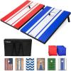 GoSports Portable Cornhole Sets, 8 Styles – Choose 4 x 2 ft or 3 x 2 ft – Boards Include 8 Bean Bags, Travel Case, and Game Rules(3 x 2 ft Classic)