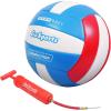 GoSports Soft Touch Recreational Volleyballs – Single or 6 Pack – Regulation Size for Indoor or Outdoor Play – Includes Ball Pump(Single Ball)