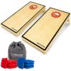 GoSports Tournament Edition Regulation Cornhole Game Set – 4 ft x 2 ft Wood Boards with 8 Dual Sided (Slide and Stop) Bean Bags(PRO Tournament Edition)
