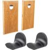 GoSports Wall Mounted Cornhole Board Hangers – Set of 2 – Includes Bean Bag Tote