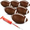 GoSports Xtreme Flight Footballs 6 Pack, 9 Inch Inflatable Footballs