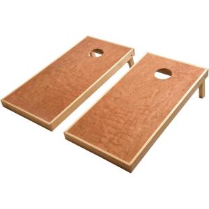GoSports 4 ft x 2 ft Commercial Grade Cornhole Boards Set – Natural Wood Cornhole Boards, Choose From Different Bean Bag Color Combinations(unable to predict color)