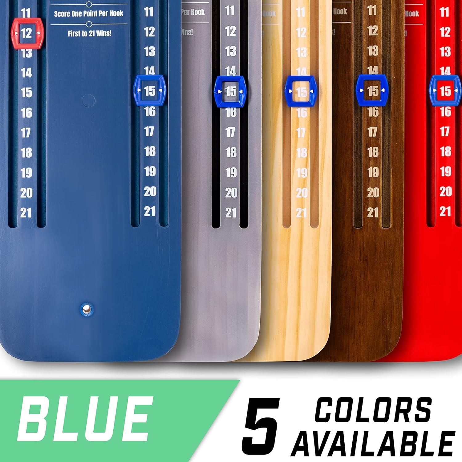 imageGoSports Hook 21 Ceiling Mount Ring Swing Game  Choose Your Color  Play Indoors or OutdoorsBlue