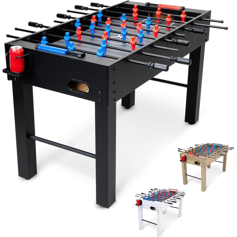 imageGoSports 48 Inch Foosball Table for Home Office or Game Room  Choose ColorBlack