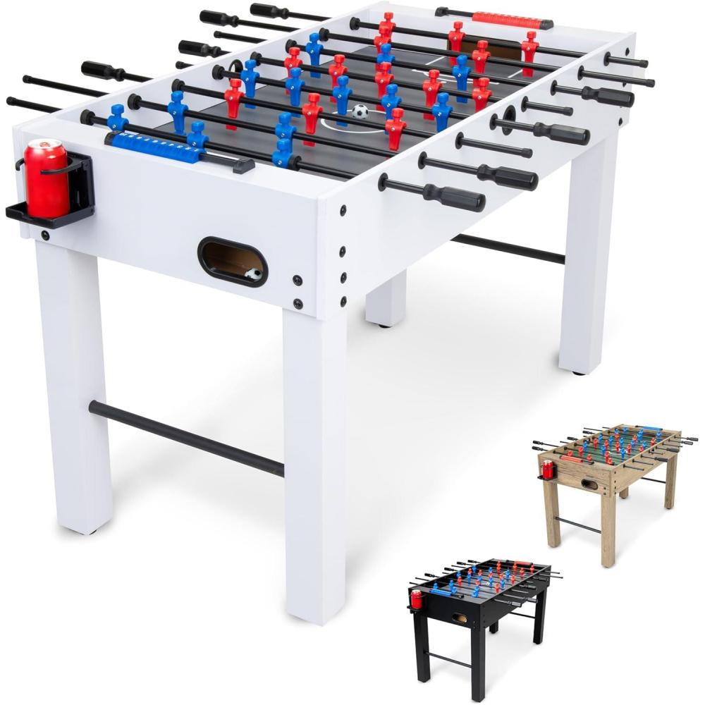 imageGoSports 48 Inch Foosball Table for Home Office or Game Room  Choose ColorWhite
