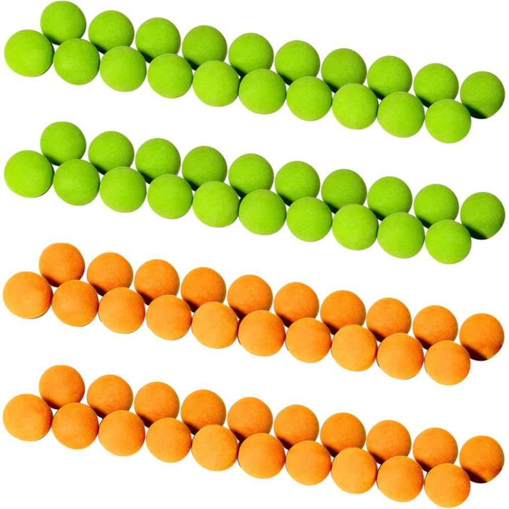imageGoSports Official Foam Fire Blasters  2 Pack Toy Blasters ampamp Replacement Bullet Balls  Fun for Accuracy Games and GoSports Foam Fire Shooting GamesGreenorange