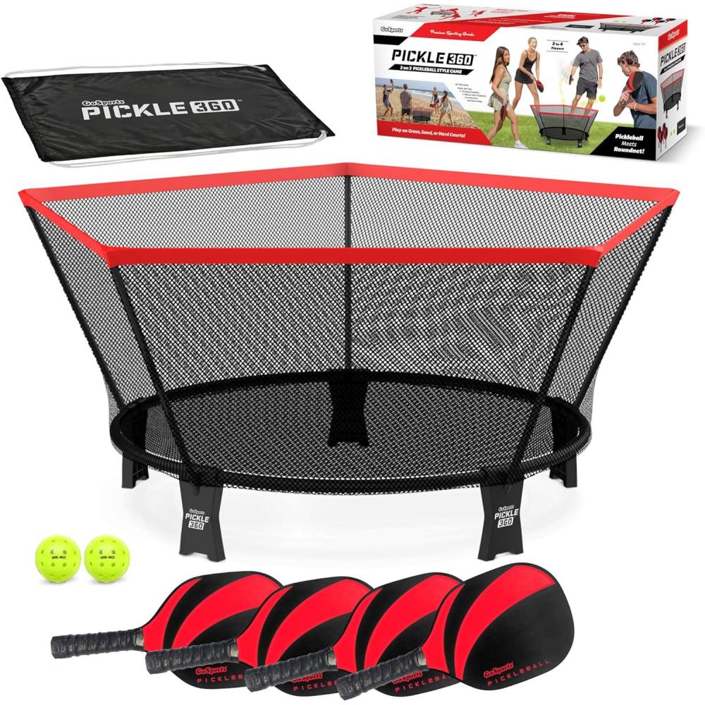 imageGoSports Pickle 360 Classic Paddle Ball Game Set  Pickleball Without a Court