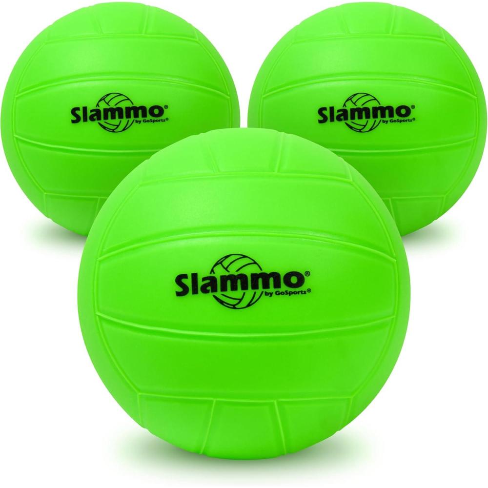 imageGoSports Slammo Official Replacement Balls 3Pack  Works for All Roundnet Game Sets  Choose Between Competition Size or XL Size BallsCompetition
