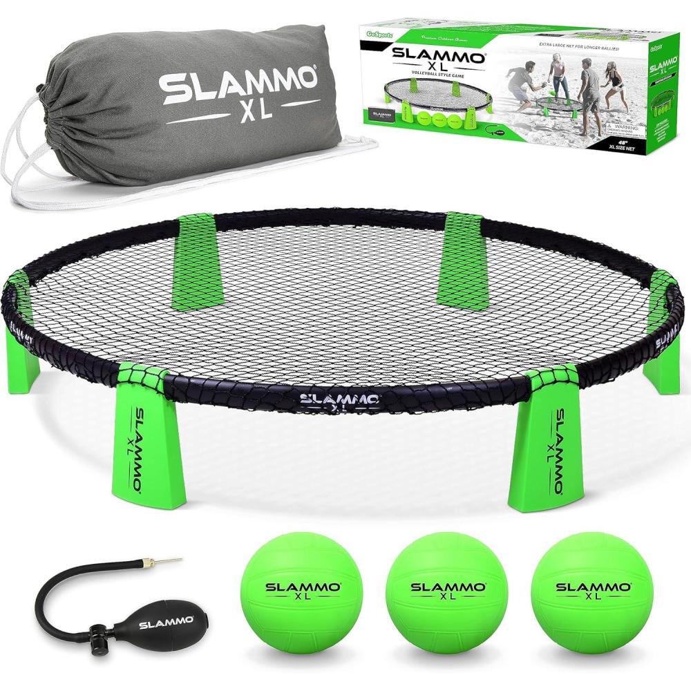 imageGoSports Slammo XL Game Set  Huge 48quot Net  Great for Beginners Younger Players or Group Play