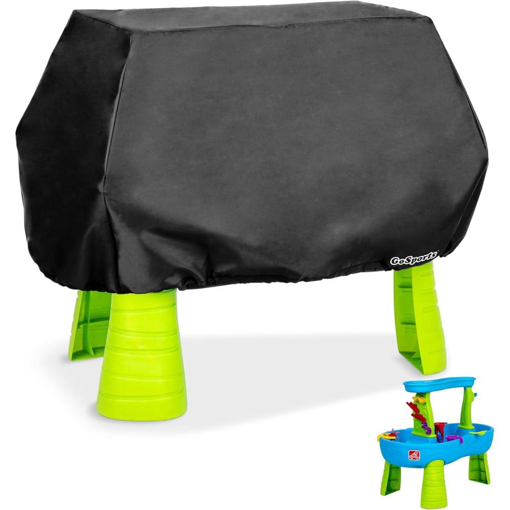 imageGoSports Universal Kids Water Table Cover  AntiUV Waterproof  Fits up to 41 x 25 x 34 Inches  Cover ONLY  BlueBlack