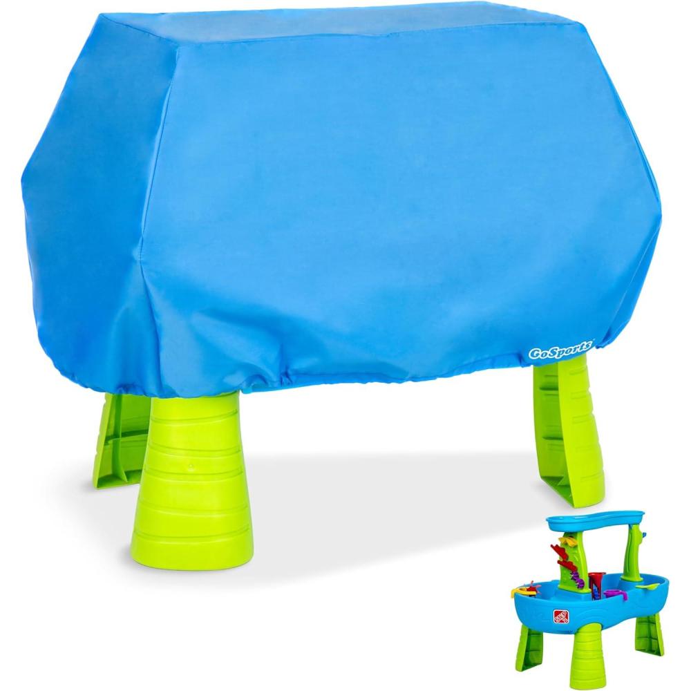 imageGoSports Universal Kids Water Table Cover  AntiUV Waterproof  Fits up to 41 x 25 x 34 Inches  Cover ONLY  BlueBlue