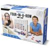 GoSports 1 Foot Width Wooden 4 in a Row Game – Choose White or Dark Stain – Includes Connect Coins, Portable Case and Rules(Classic White Finish)