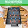 GoSports 32 Inch Tabletop Foosball Game Set – Oak or Black(Black)