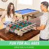 GoSports 32 Inch Tabletop Foosball Game Set – Oak or Black(Oak)