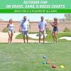 GoSports 90 mm Bocce Ball Sets – Outdoor Lawn Game – Composite or Resin(Resin)