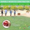 GoSports 90 mm Bocce Ball Sets – Outdoor Lawn Game – Composite or Resin(Resin)