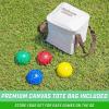 GoSports 90 mm Bocce Ball Sets – Outdoor Lawn Game – Composite or Resin(Resin)