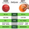 GoSports 90 mm Soft Bocce Set Includes 8 Weighted Balls, Pallino and Case, Play Indoors or Outdoors
