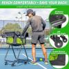 GoSports Ball Caddy with Wheels – Portable Cart Holds 140 Pickleballs or 175 Tennis Balls