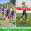 GoSports Gaga Ball Pit – 10 ft, 15 ft or 20 ft Portable Indoor/Outdoor Gagagon Pit for School, Camp or Home Use(Red – 15 ft)