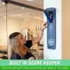 GoSports Hook 21 Wall Mount Ring Swing Game – Play Indoors or Outdoors with Foldable Arm(Blue)