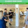 GoSports Hook 21 Wall Mount Ring Swing Game – Play Indoors or Outdoors with Foldable Arm(Natural Varnish)