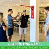 GoSports Hook 21 Wall Mount Ring Swing Game – Play Indoors or Outdoors with Foldable Arm(Red)