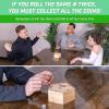 GoSports Keep The Change – Tabletop Coin Drop Dice Game for Kids & Adults, Includes 2 Dice and Game Rules
