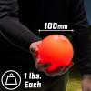 GoSports LED Bocce Ball Game Set – Includes 8 Light Up Bocce Balls, Pallino, Case and Measuring Rope – Choose 85 mm or 100 mm(multi)