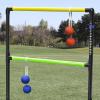 GoSports Ladder Toss Bolo Replacement Set – Kid Safe Soft Rubber or Hard Golf Balls(Soft Rubber)